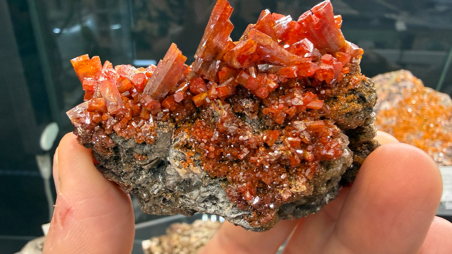 Vanadinite- Geronimo Mine, Maricopa County, Arizona, USA