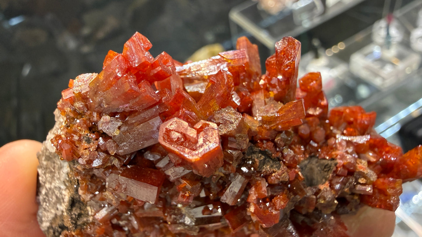 Vanadinite- Geronimo Mine, Maricopa County, Arizona, USA