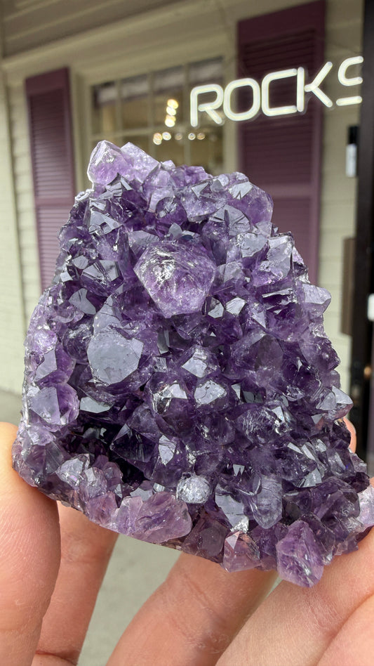 Amethyst Druzy Cut Base- Uruguay - 2.4 inches