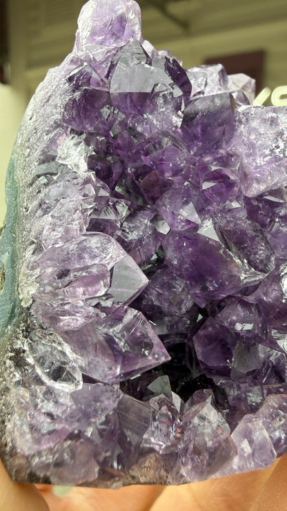 Amethyst Druzy Cut Base- Uruguay - 2.4 inches