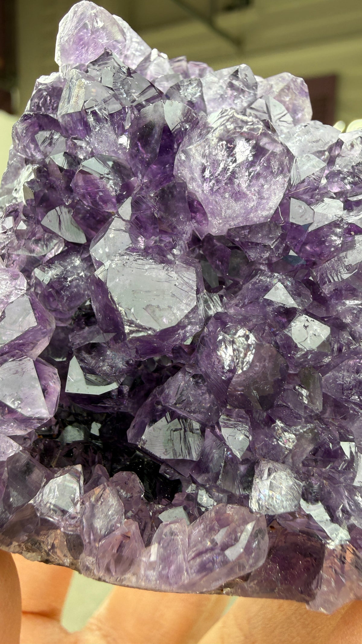 Amethyst Druzy Cut Base- Uruguay - 2.4 inches