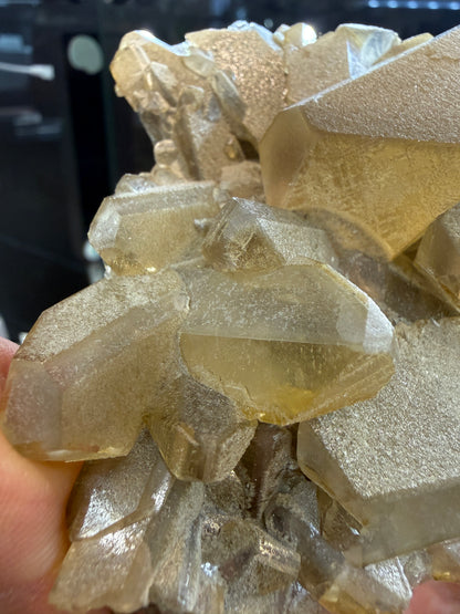 Barite- "Light It Up" Pocket, Linwood Mine, Buffalo, Scott County, Iowa, USA