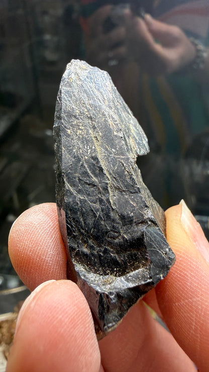 Samarskite-(Y)- Texas Creek, Fremont County, Colorado