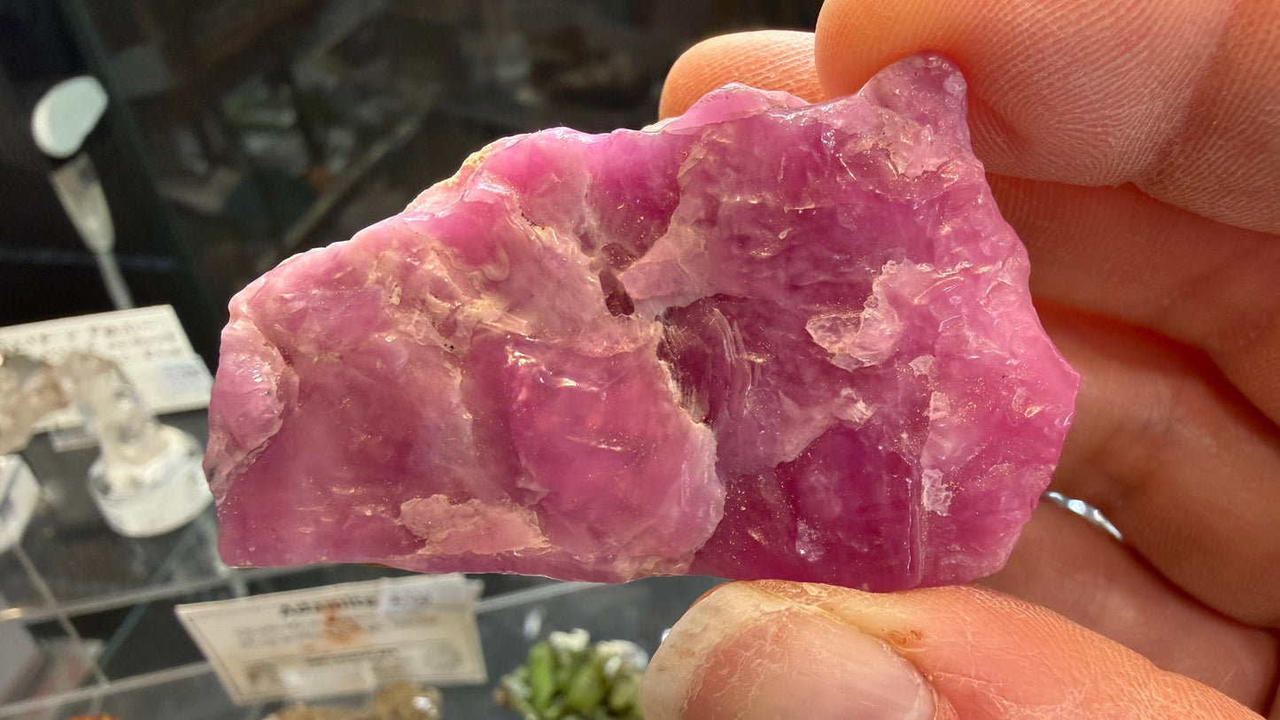 Calcite (Var: Cobalt-bearing Calcite)- Solita Mine, Pallars Sobirà, Lleida, Catalonia, Spain