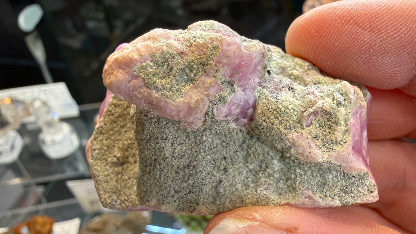 Calcite (Var: Cobalt-bearing Calcite)- Solita Mine, Pallars Sobirà, Lleida, Catalonia, Spain