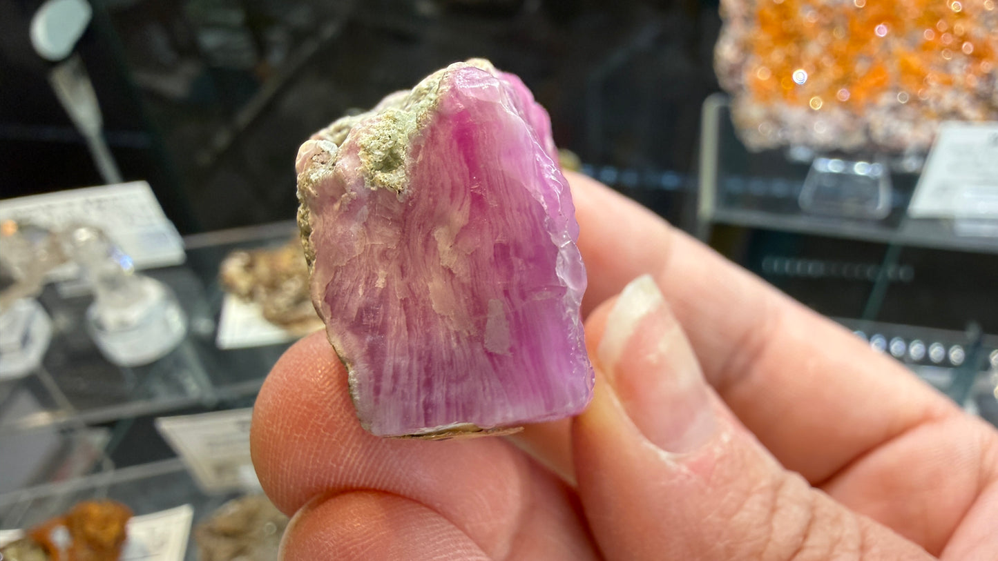 Calcite (Var: Cobalt-bearing Calcite)- Solita Mine, Pallars Sobirà, Lleida, Catalonia, Spain