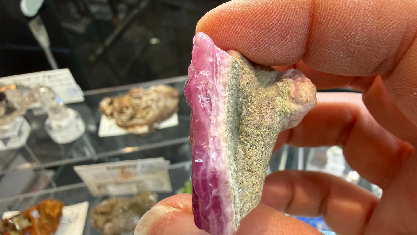 Calcite (Var: Cobalt-bearing Calcite)- Solita Mine, Pallars Sobirà, Lleida, Catalonia, Spain