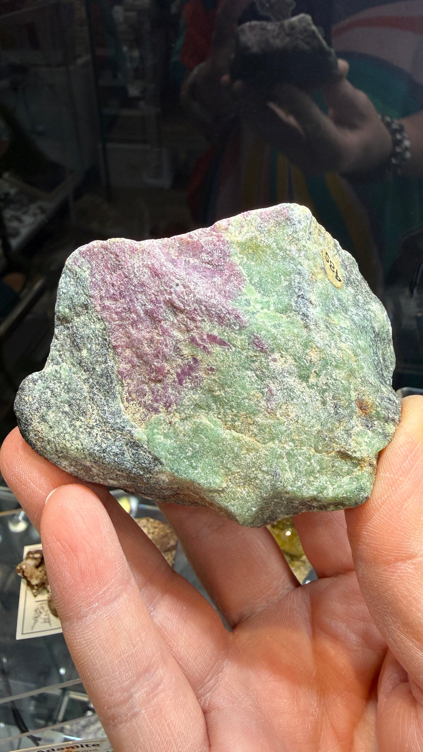 Ruby in Diopside-