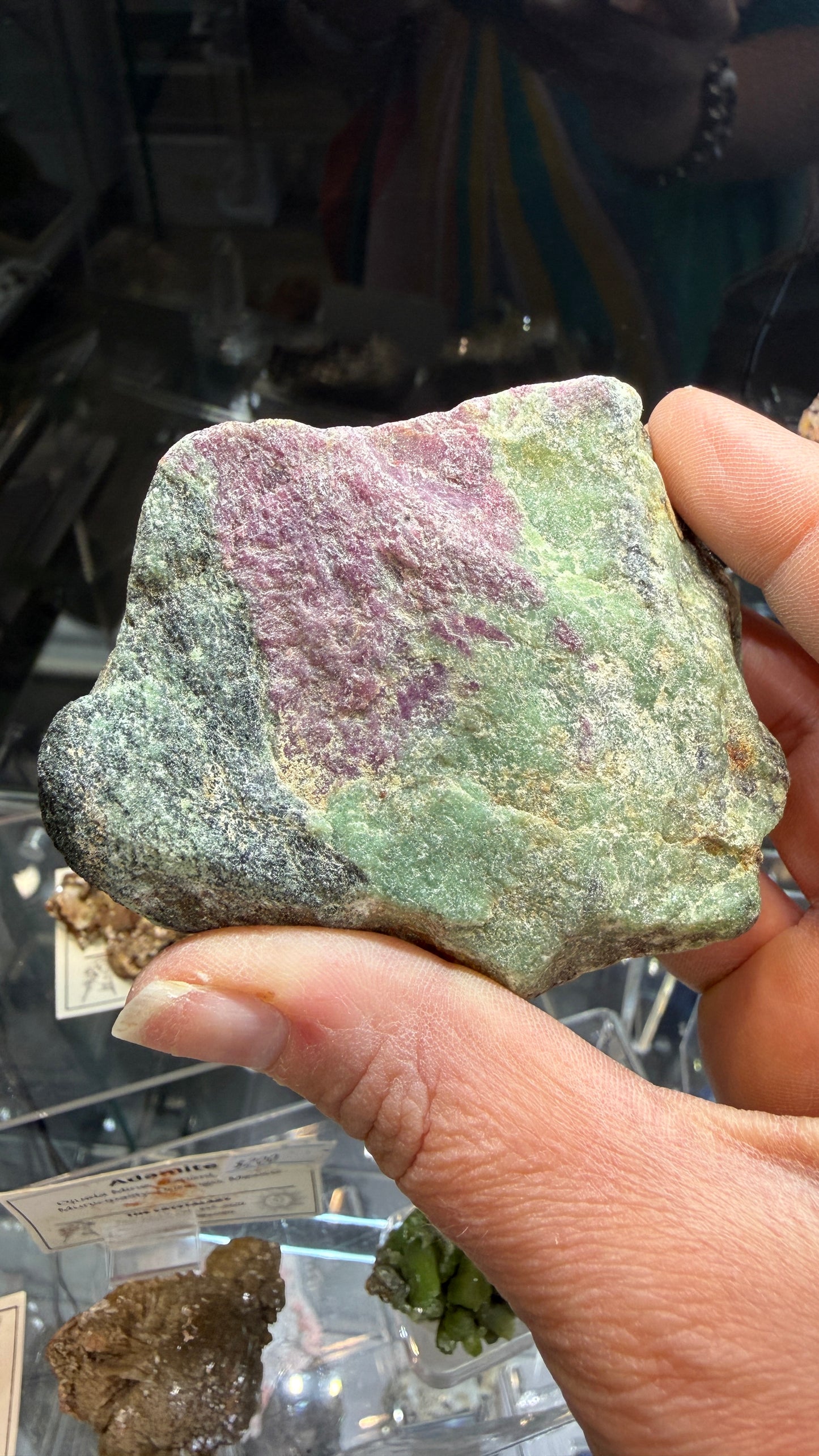Ruby in Diopside-