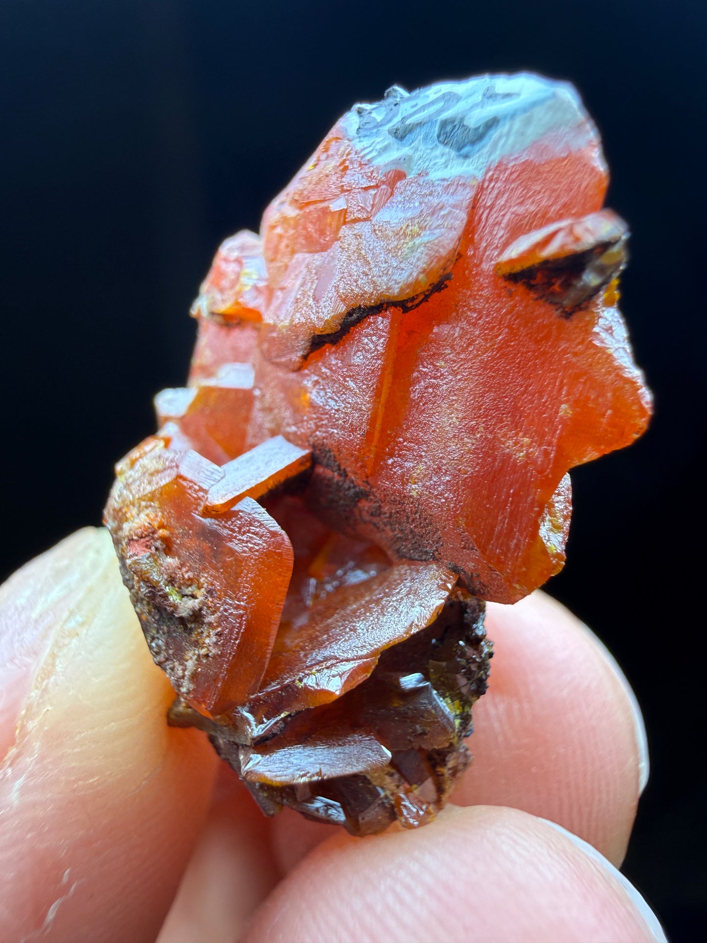Wulfenite- Mammoth-Saint Anthony Mine, Tiger, Mammoth Mining District, Pinal County, Arizona, USA