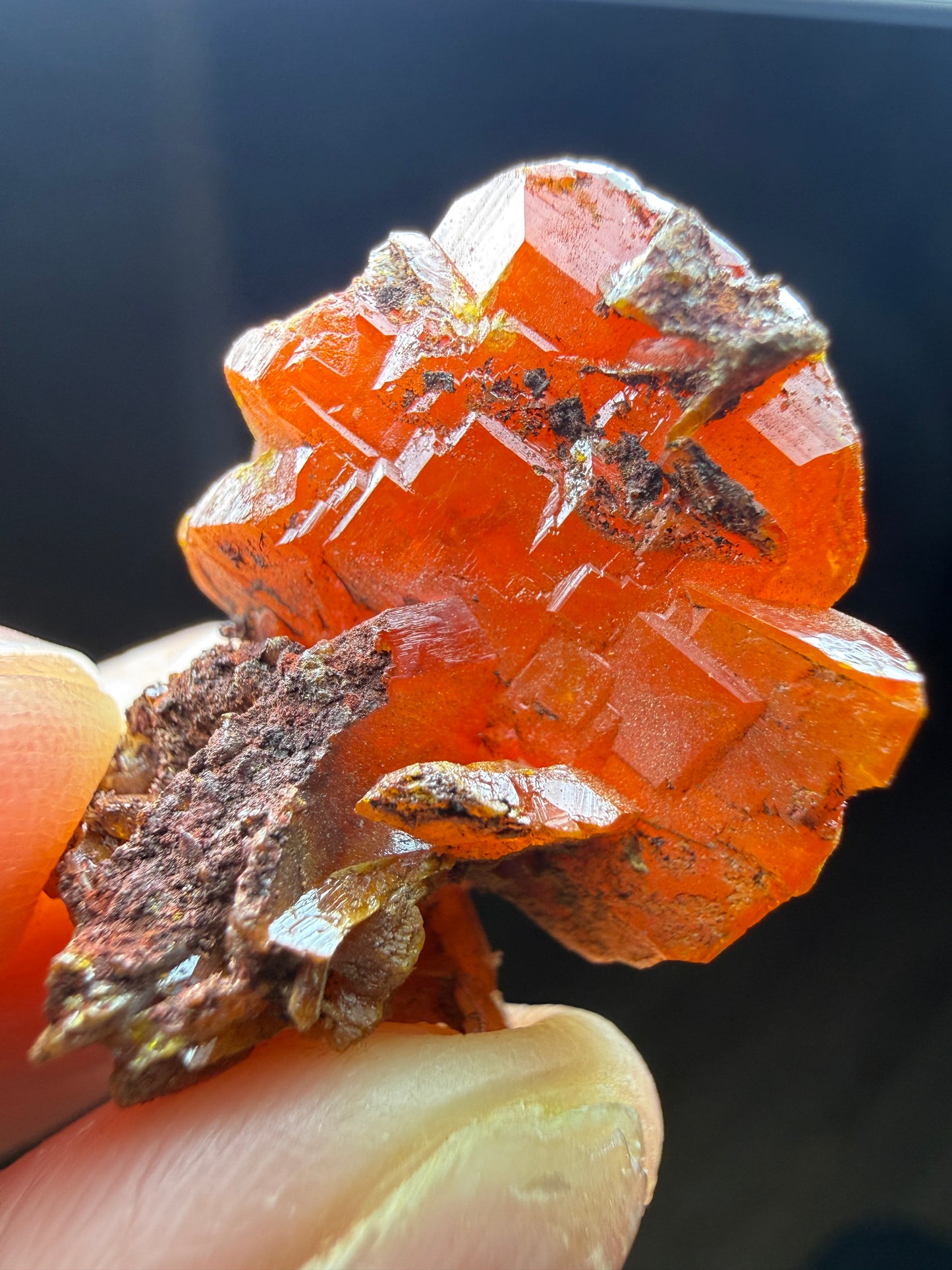 Wulfenite- Mammoth-Saint Anthony Mine, Tiger, Mammoth Mining District, Pinal County, Arizona, USA