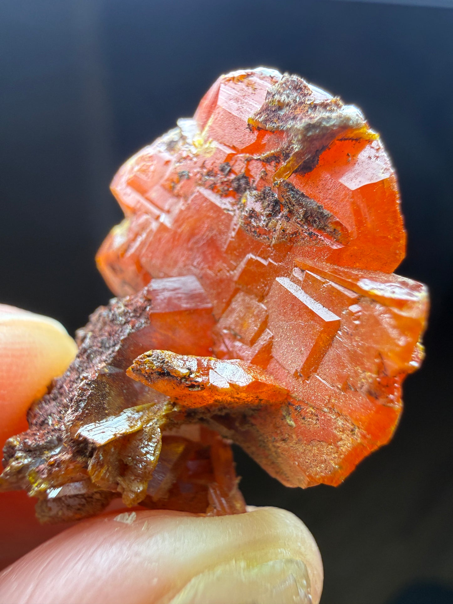 Wulfenite- Mammoth-Saint Anthony Mine, Tiger, Mammoth Mining District, Pinal County, Arizona, USA