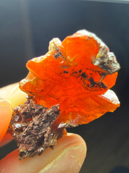 Wulfenite- Mammoth-Saint Anthony Mine, Tiger, Mammoth Mining District, Pinal County, Arizona, USA