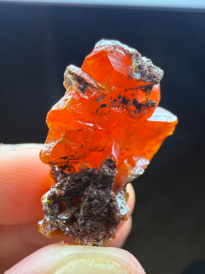 Wulfenite- Mammoth-Saint Anthony Mine, Tiger, Mammoth Mining District, Pinal County, Arizona, USA