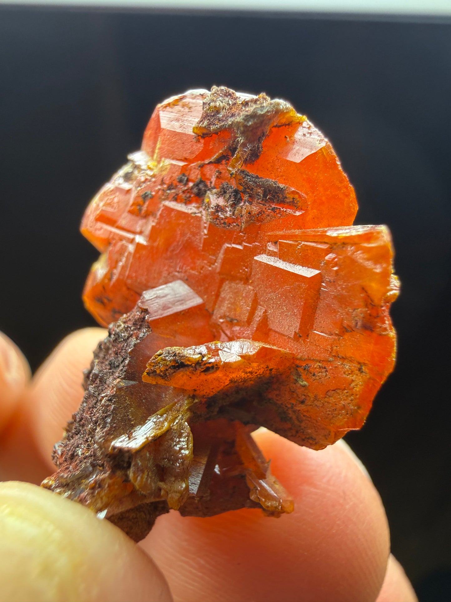 Wulfenite- Mammoth-Saint Anthony Mine, Tiger, Mammoth Mining District, Pinal County, Arizona, USA