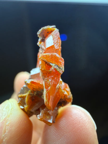 Wulfenite- Mammoth-Saint Anthony Mine, Tiger, Mammoth Mining District, Pinal County, Arizona, USA