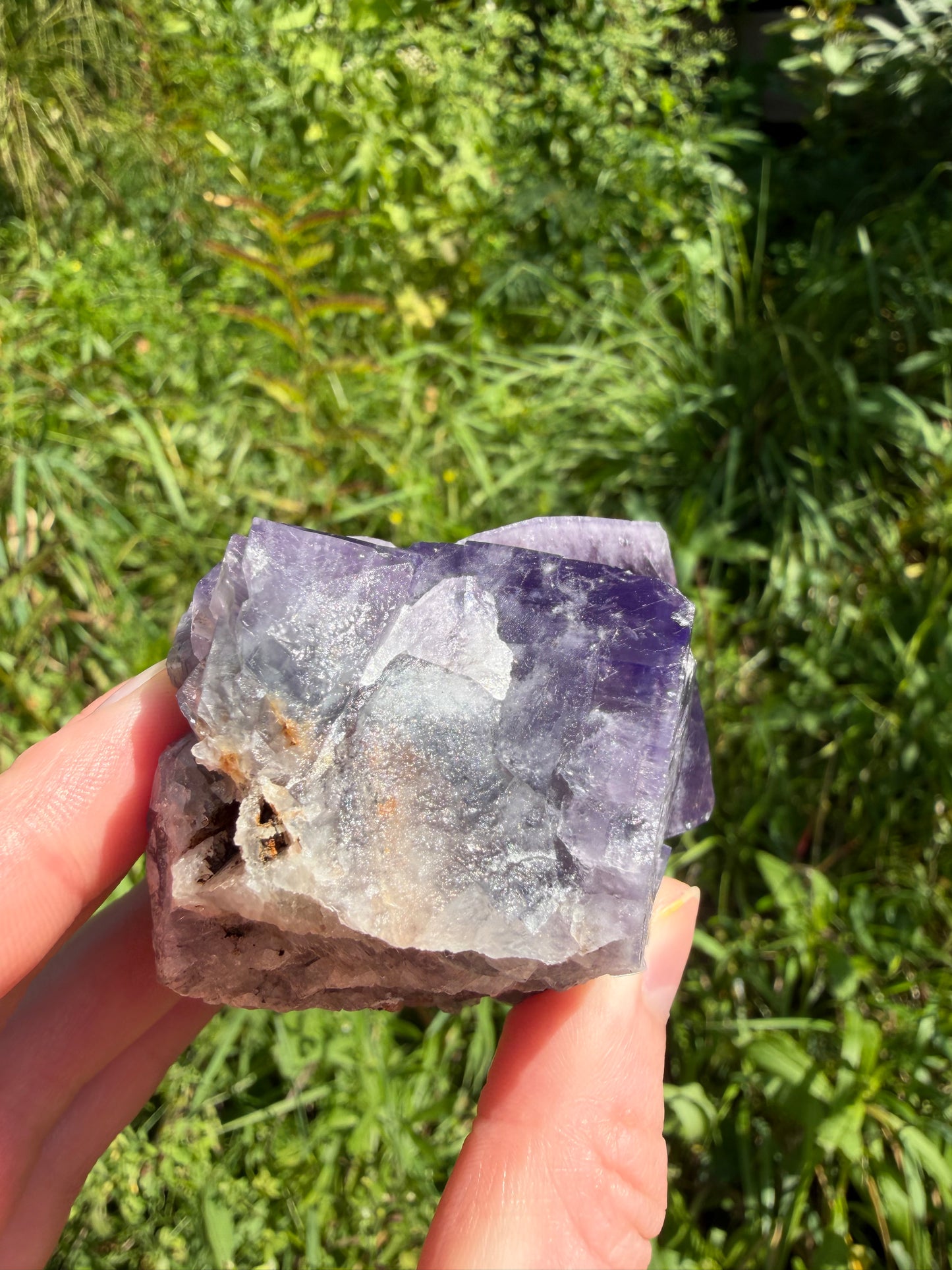 Fluorite - Purple Rain Pocket, Lady Annabella Mine, Eastgate, Weardale, Co. Durham, England