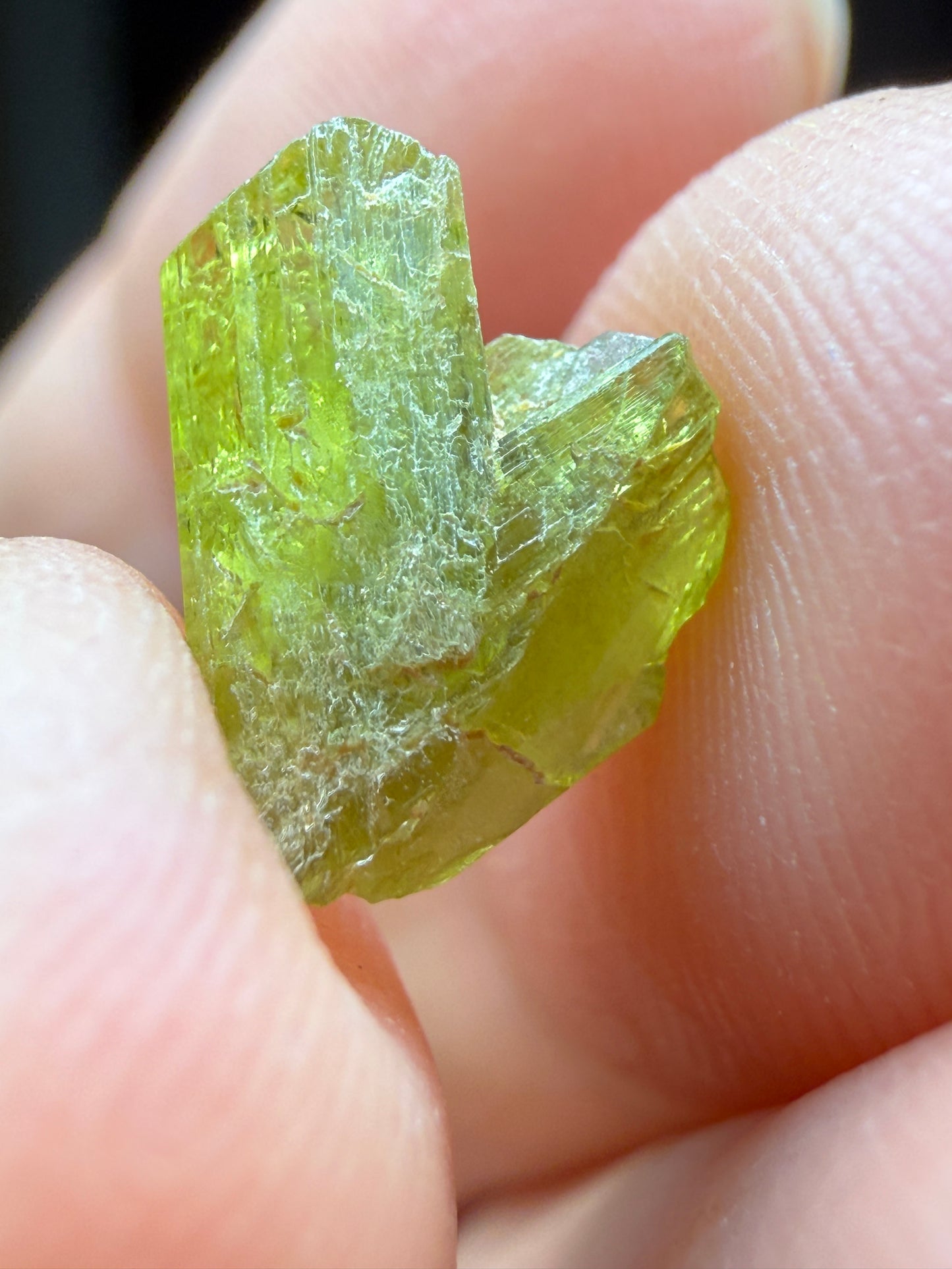 Chrysoberyl Twin- Ampanorana East, Ambatondrazaka, Alaotra-Mangoro, Madagascar