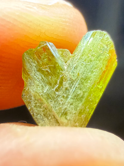 Chrysoberyl Twin- Ampanorana East, Ambatondrazaka, Alaotra-Mangoro, Madagascar
