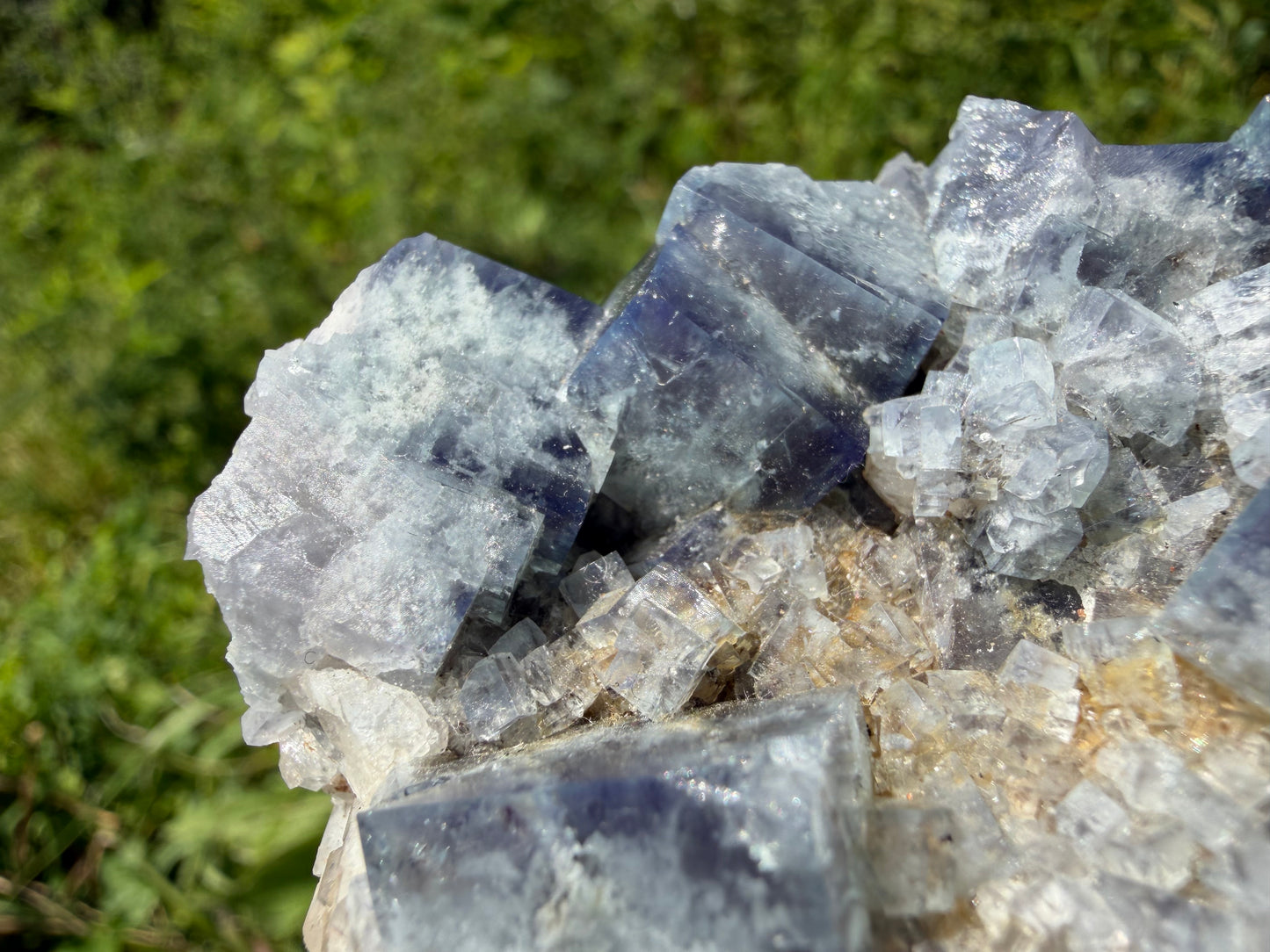 Fluorite - River Catcher Vein, Diana Maria Mine, Frosterley, Weardale, Co. Durham, England