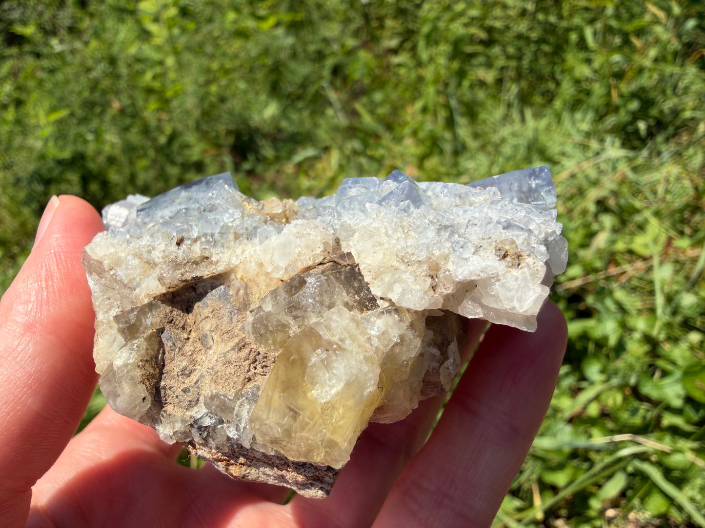 Fluorite - River Catcher Vein, Diana Maria Mine, Frosterley, Weardale, Co. Durham, England