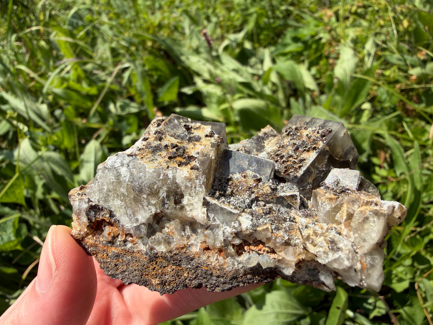 Fluorite - River Catcher Vein, Diana Maria Mine, Frosterley, Weardale, Co. Durham, England