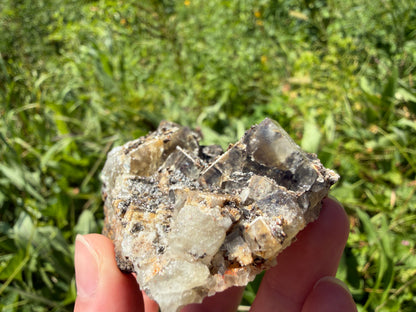 Fluorite - River Catcher Vein, Diana Maria Mine, Frosterley, Weardale, Co. Durham, England