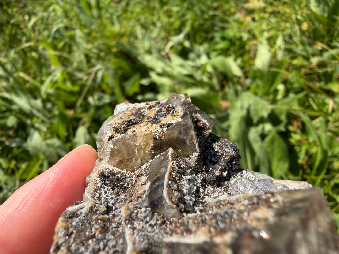 Fluorite - River Catcher Vein, Diana Maria Mine, Frosterley, Weardale, Co. Durham, England