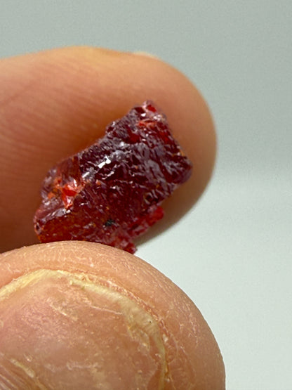 Realgar (partial)- Getchell Mine, Adam Peak, Humboldt County, Nevada, USA