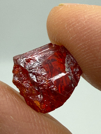 Realgar (partial)- Getchell Mine, Adam Peak, Humboldt County, Nevada, USA