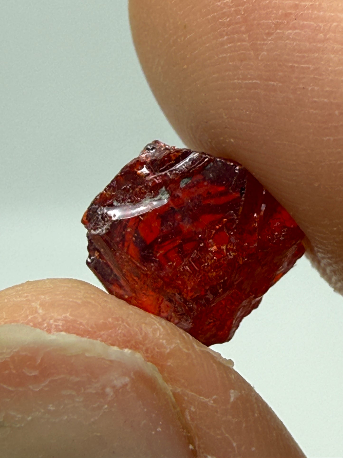 Realgar (partial)- Getchell Mine, Adam Peak, Humboldt County, Nevada, USA