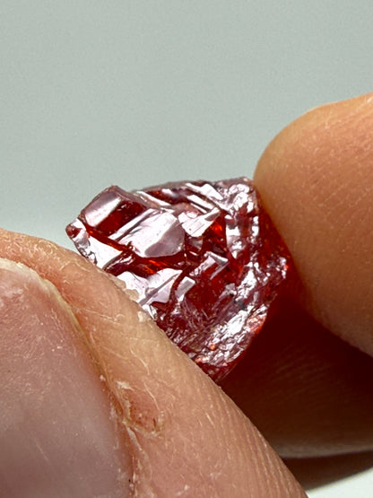 Realgar (partial)- Getchell Mine, Adam Peak, Humboldt County, Nevada, USA