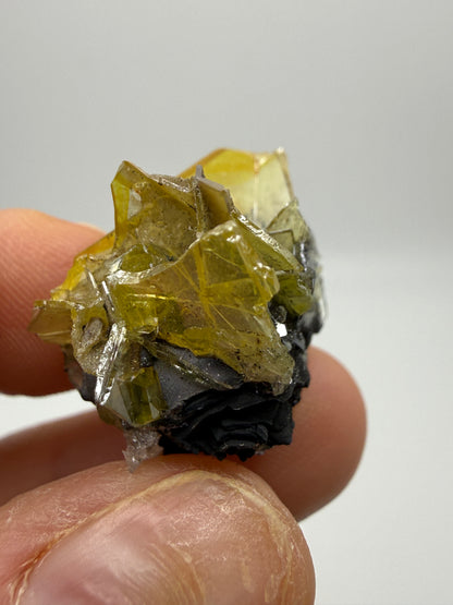 Wulfenite- Glove Mine, Cottonwood Canyon, Santa Cruz County, Arizona, USA