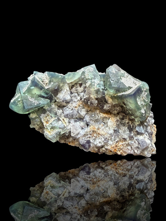 Fluorite - Northern Lights Pocket, Diana Maria Mine, Frosterley, Weardale, Co. Durham, England
