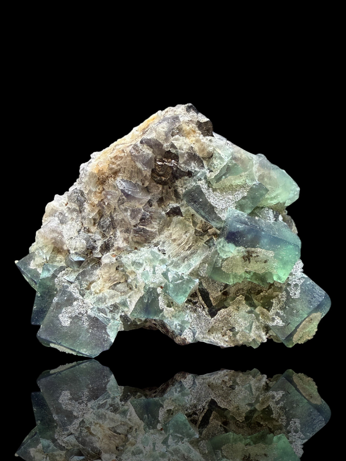 Fluorite - River Catcher Vein, Northern Lights Pocket, Diana Maria Mine, Frosterley, Weardale, Co. Durham, England