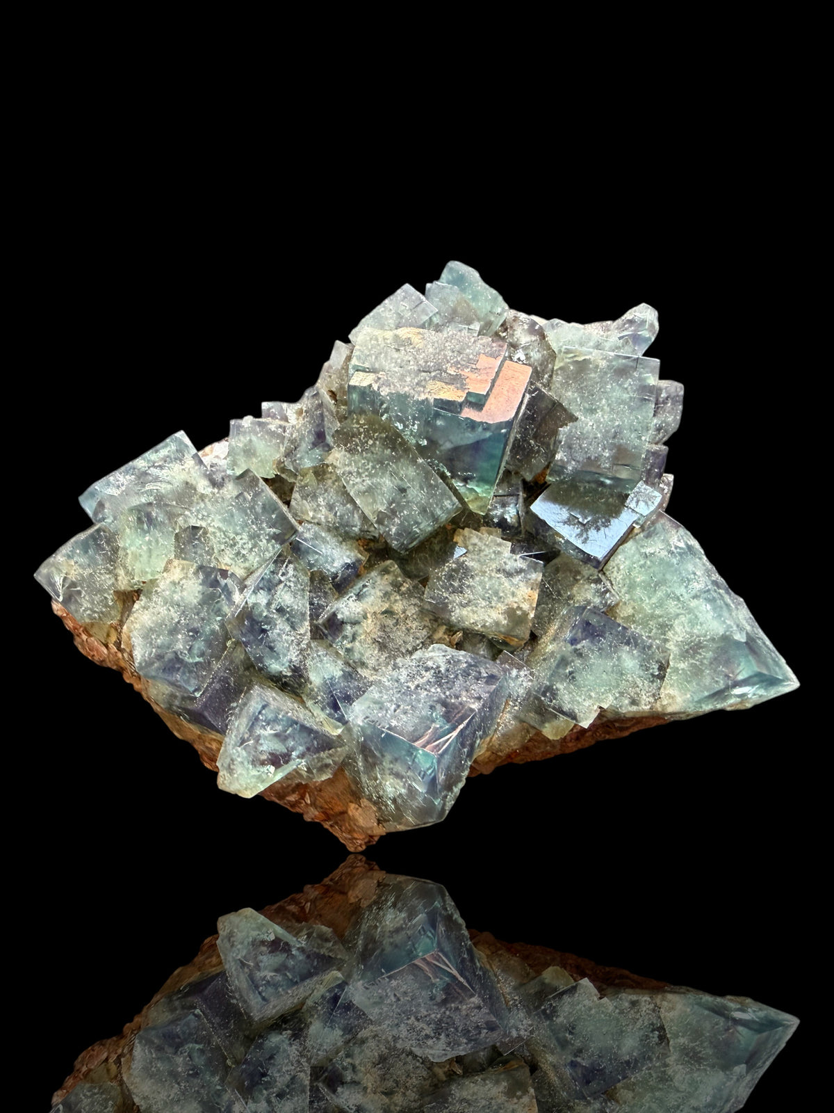 Fluorite - Hidden Forest Pocket, Diana Maria Mine, Frosterley, Weardale, Co. Durham, England
