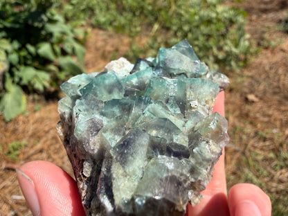Fluorite - River Catcher Vein, Northern Lights Pocket, Diana Maria Mine, Frosterley, Weardale, Co. Durham, England