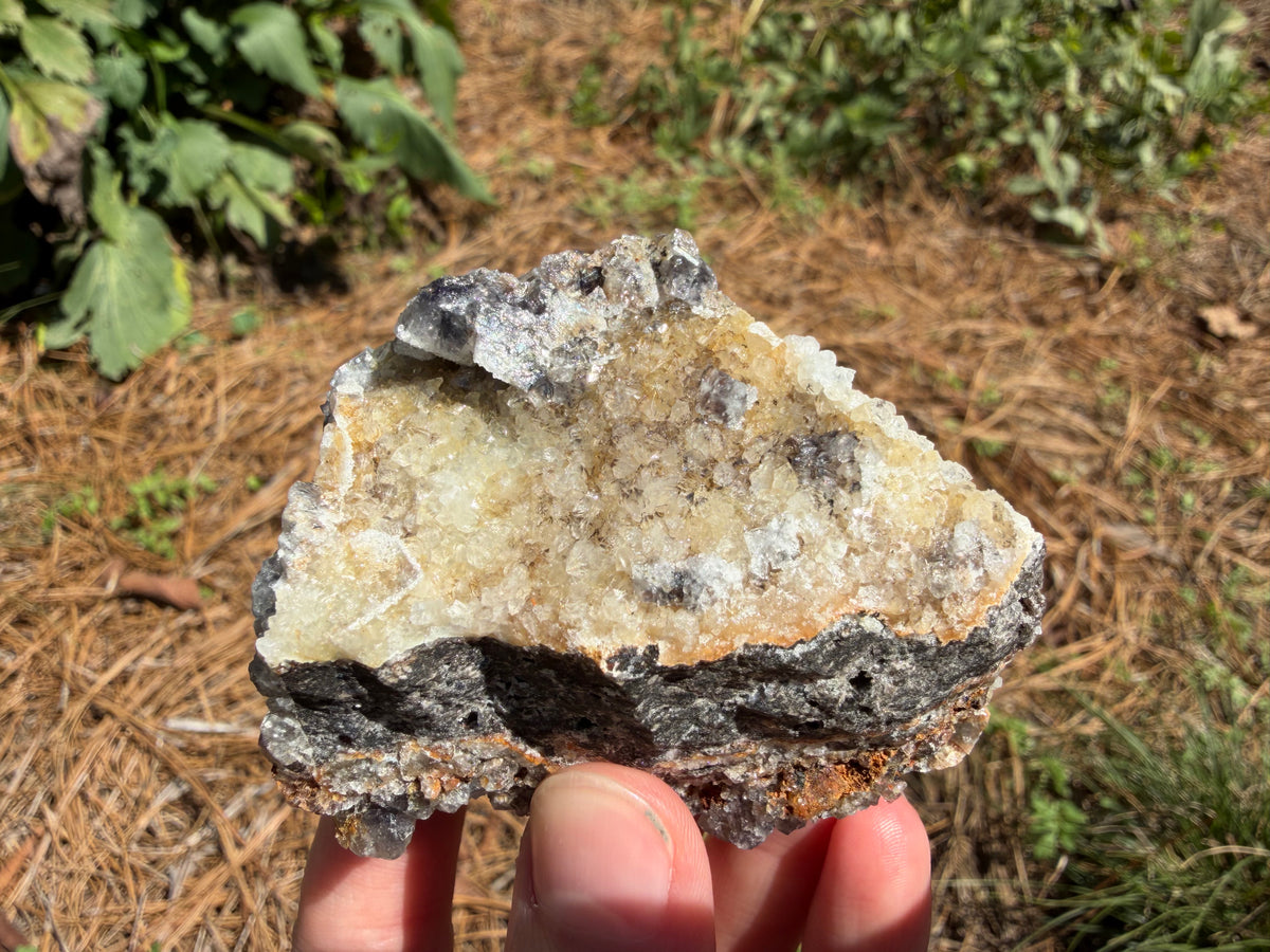 Fluorite - River Catcher Vein, Northern Lights Pocket, Diana Maria Mine, Frosterley, Weardale, Co. Durham, England