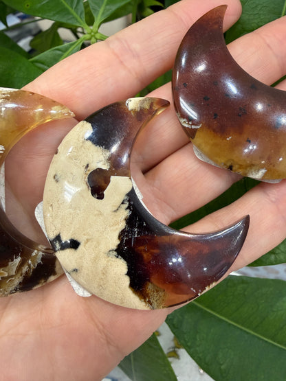 Amber Moon Polished Crystal
