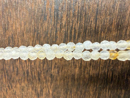 Anklet Citrine 2mm Faceted