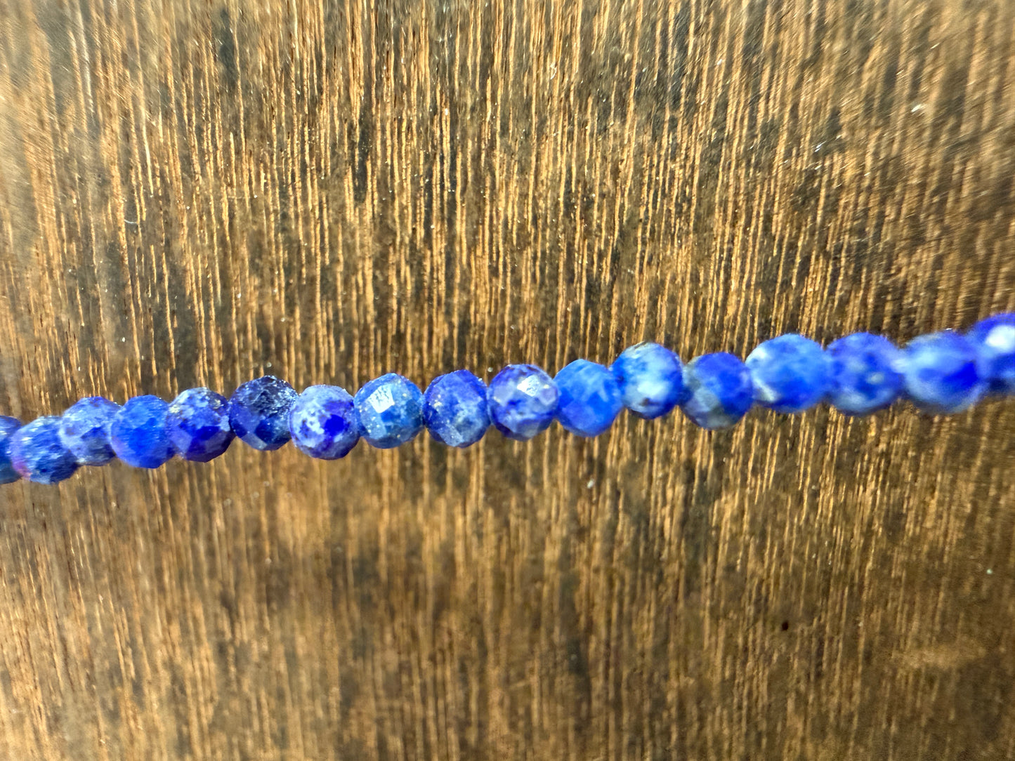 Anklet Lapis Lazuli 2mm Faceted