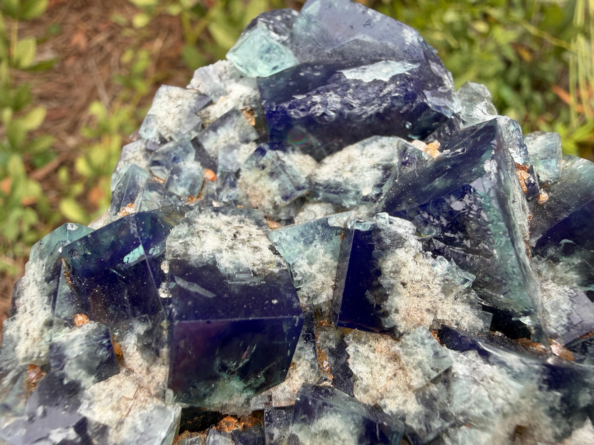 Fluorite - Supernova Pocket, Diana Maria Mine, Frosterley, Weardale, Co. Durham, England