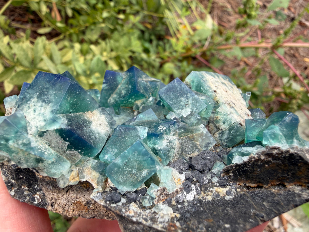 Fluorite - Diana Maria Mine, Frosterley, Weardale, Co. Durham, England