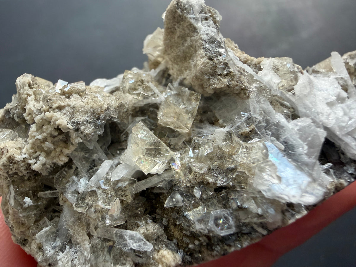 Fluorite - Stoneco White Rock Quarry, Clay Center, Allen Township, Ottawa County, Ohio, USA