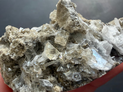 Fluorite - Stoneco White Rock Quarry, Clay Center, Allen Township, Ottawa County, Ohio, USA