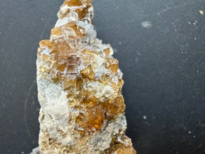 Fluorite - Stoneco White Rock Quarry, Clay Center, Allen Township, Ottawa County, Ohio, USA
