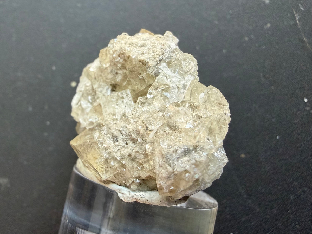 Fluorite - Stoneco White Rock Quarry, Clay Center, Allen Township, Ottawa County, Ohio, USA