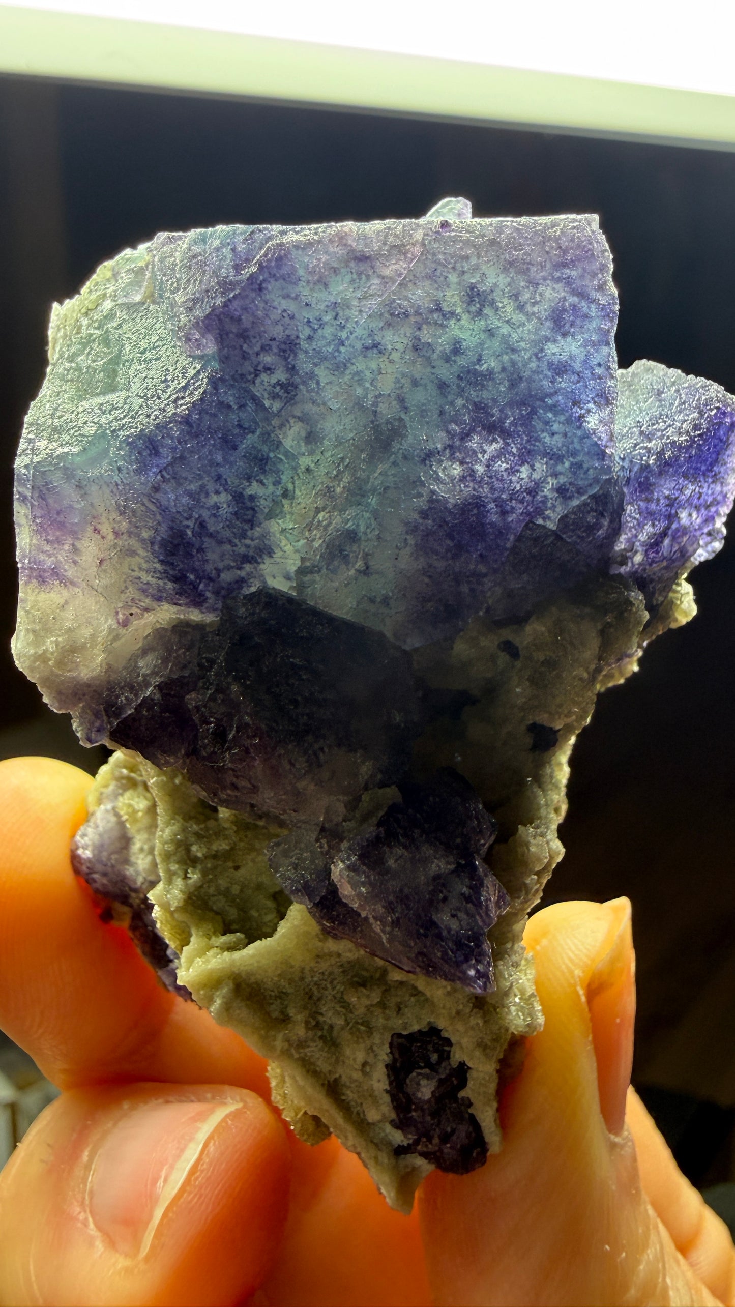 Fluorite, Barite- Nakaye #4 Mine, Derry District, Sierra Co, New Mexico, USA