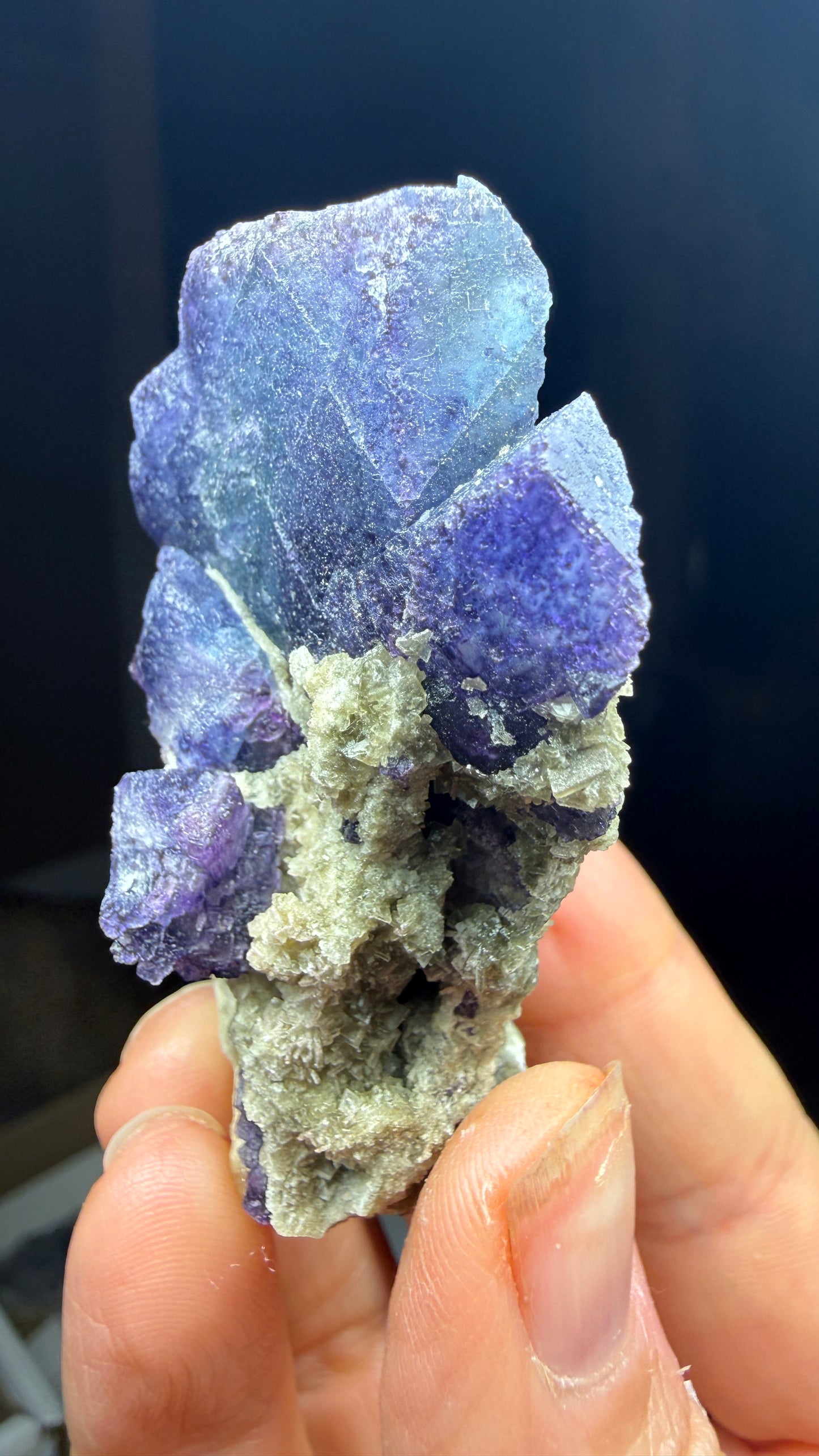 Fluorite, Barite- Nakaye #4 Mine, Derry District, Sierra Co, New Mexico, USA