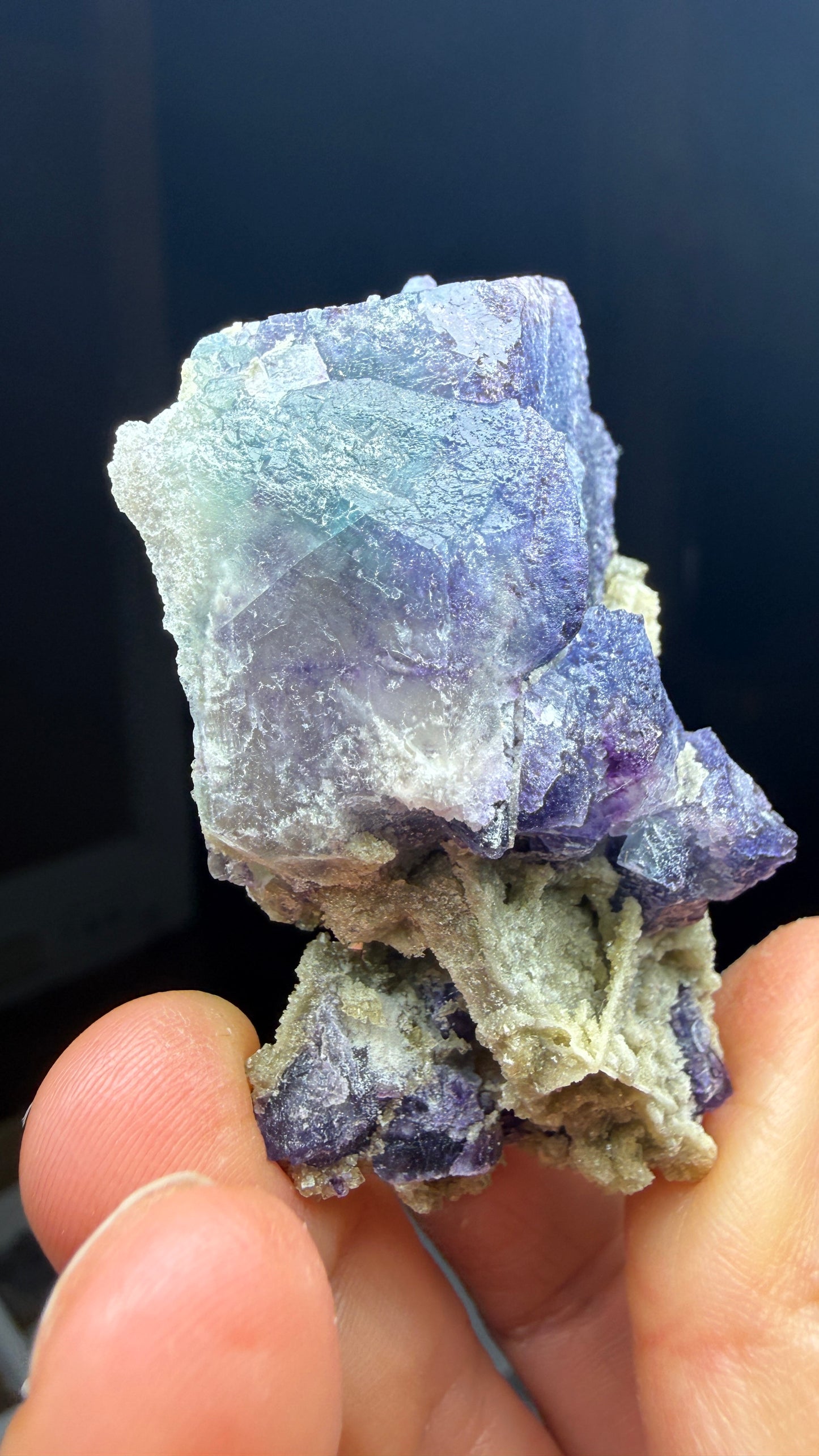 Fluorite, Barite- Nakaye #4 Mine, Derry District, Sierra Co, New Mexico, USA
